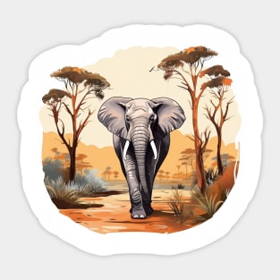 I Love Elephants Sticker